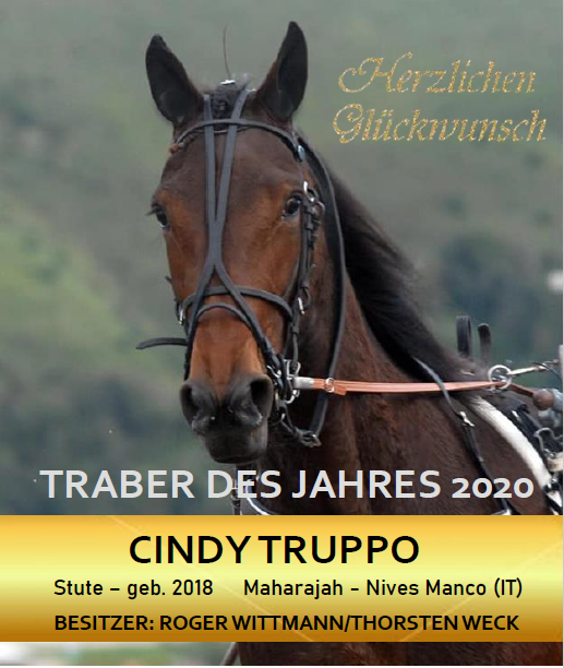 Traber des Jahres 2020 Cindy Truppo