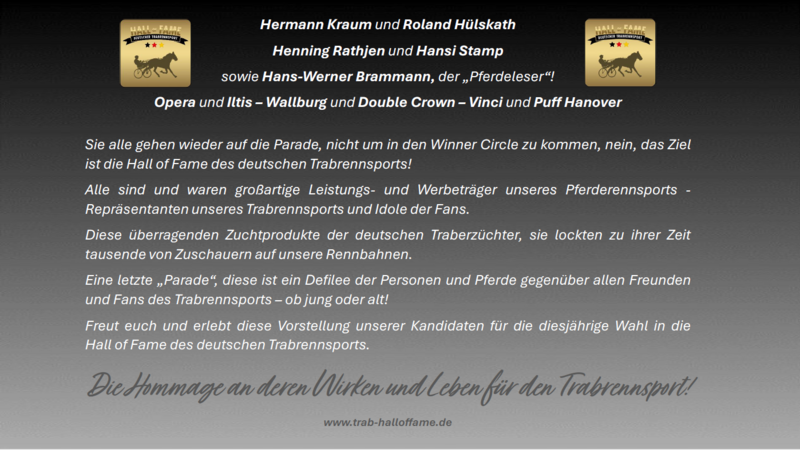 Wahl HoF